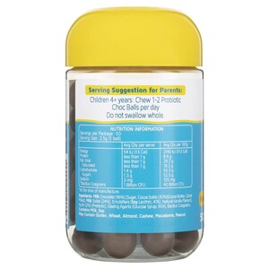 [PRE-ORDER] STRAIGHT FROM AUSTRALIA - Nature's Way Kids Smart Probiotic 50 Choc Balls For Children